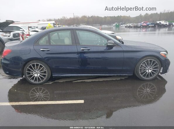 W1KWF8DB7LR582753 2020 MERCEDES-BENZ C-CLASS Blue Rear interior view