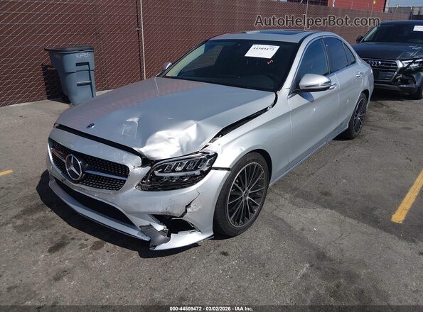 W1KWF8DB9MR650021 2021 MERCEDES-BENZ C-CLASS Silver Передня ліва чверть