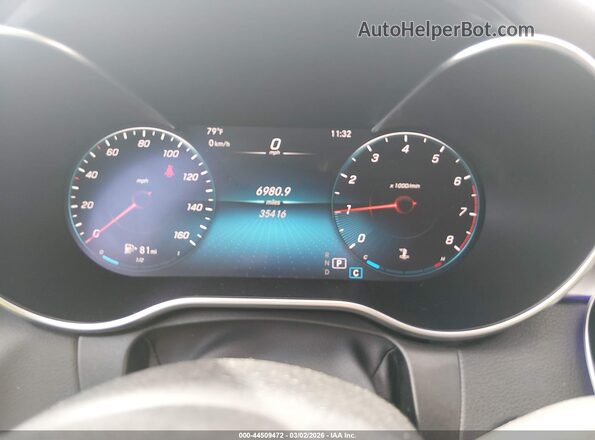 W1KWF8DB9MR650021 2021 MERCEDES-BENZ C-CLASS Silver Вид задніх сидінь