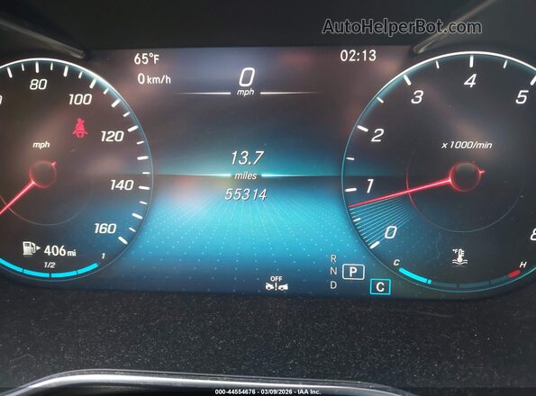 W1KWF8EB1MR631431 2021 MERCEDES-BENZ C-CLASS Black Vista de los asientos traseros