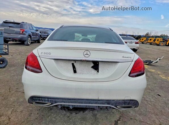 W1KWF8EB1MR645622 2021 MERCEDES-BENZ C White უკანა ხედი