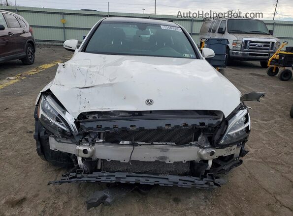 W1KWF8EB1MR645622 2021 MERCEDES-BENZ C White წინა ხედი