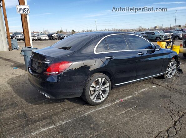 W1KWF8EB1MR652389 2021 MERCEDES-BENZ C Черный Задняя правая четверть