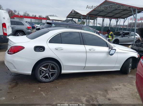W1KWF8EB2MR652515 2021 MERCEDES-BENZ C-CLASS White Widok wnętrza z tyłu