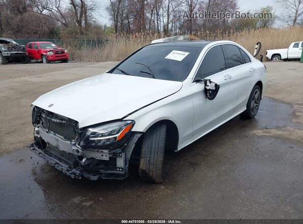 W1KWF8EB2MR652515 2021 MERCEDES-BENZ C-CLASS White Przód lewy