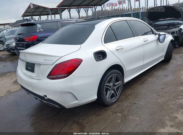 W1KWF8EB2MR652515 2021 MERCEDES-BENZ C-CLASS White Tył prawy