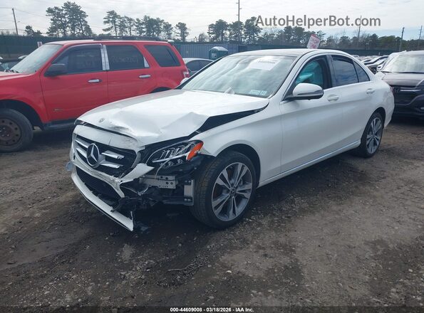 W1KWF8EB4MR621153 2021 MERCEDES-BENZ C-CLASS White Передня ліва чверть