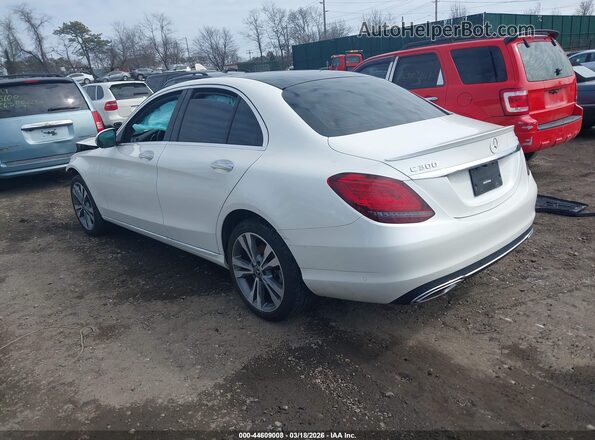 W1KWF8EB4MR621153 2021 MERCEDES-BENZ C-CLASS White Задня ліва чверть