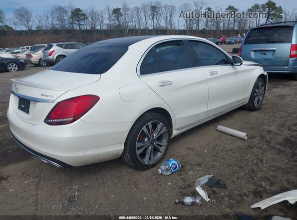 W1KWF8EB4MR621153 2021 MERCEDES-BENZ C-CLASS White Задня права чверть