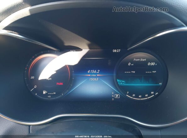 W1KWF8EB6MR638536 2021 MERCEDES-BENZ C-CLASS White Հետևի նստատեղերի տեսք