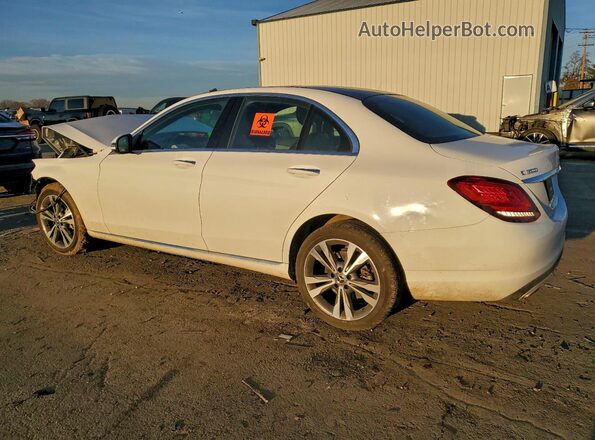 W1KWF8EB8MR649277 2021 MERCEDES-BENZ C White Задня ліва чверть