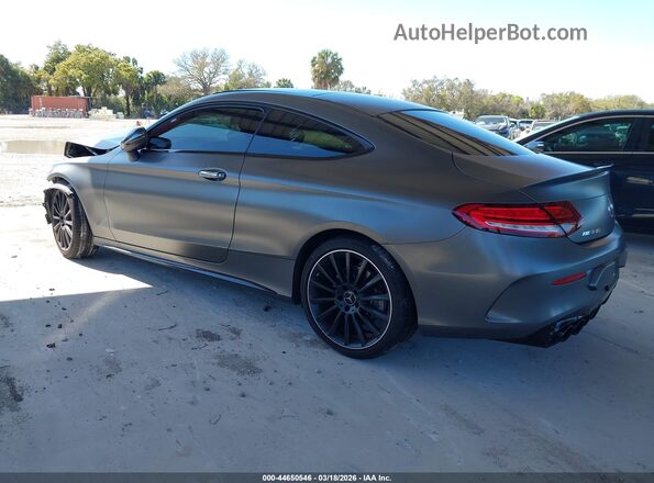 W1KWJ6EB3MG104313 2021 MERCEDES-BENZ AMG C 43 Gray უკანა მარცხენა