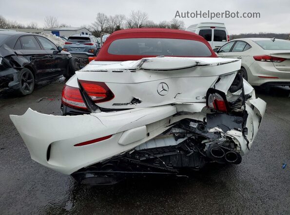 W1KWK6EB1NG108133 2022 MERCEDES-BENZ C White უკანა ხედი