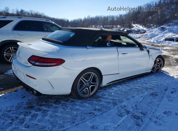 W1KWK6EB8MG046180 2021 MERCEDES-BENZ C White Tył prawy