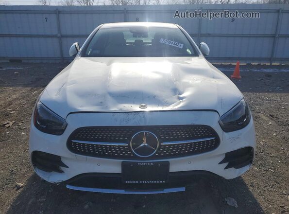 W1KZF5KB1MB000302 2021 MERCEDES-BENZ E White Vista frontal
