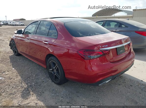 W1KZF5KB5PB184048 2023 MERCEDES-BENZ E-CLASS Red Trasero izquierdo