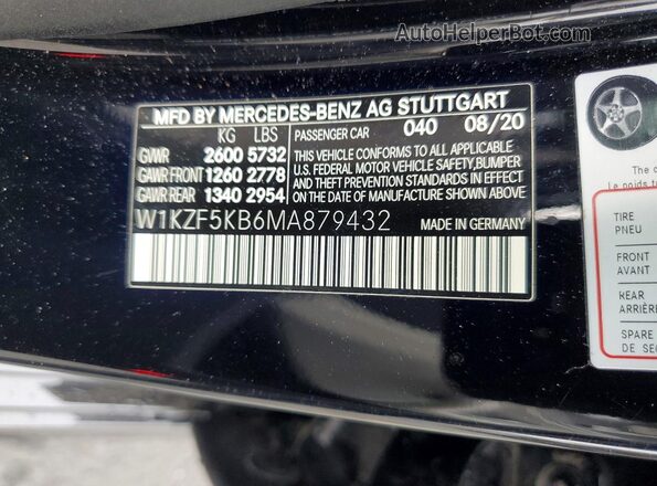W1KZF5KB6MA879432 2021 MERCEDES-BENZ E Black Widok komory silnika