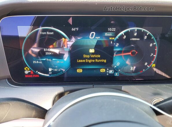 W1KZF8DB3PB125286 2023 MERCEDES-BENZ E Blue Instrument cluster view
