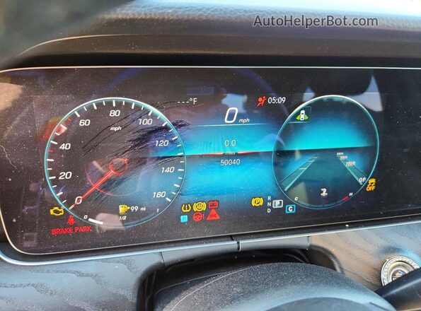 W1KZF8DB4NB038641 2022 MERCEDES-BENZ E Black Vista del cuadro de instrumentos