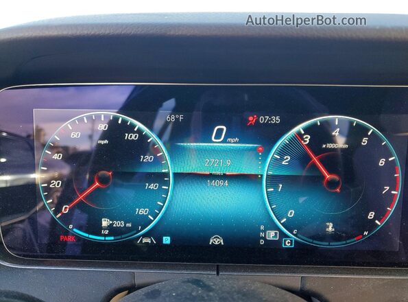 W1KZF8DB6MA912363 2021 MERCEDES-BENZ E Белый Вид щитка приборов