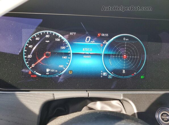 W1KZF8DB9NB021883 2022 MERCEDES-BENZ E White ხელსაწყოთა პანელის ხედი