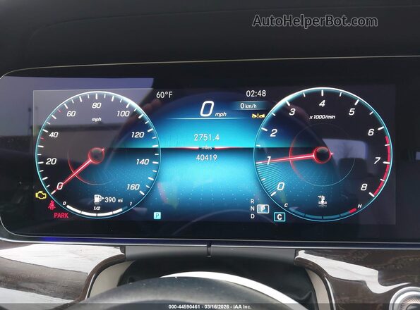 W1KZF8EB3PB136951 2023 MERCEDES-BENZ E-CLASS Blue Вид задніх сидінь
