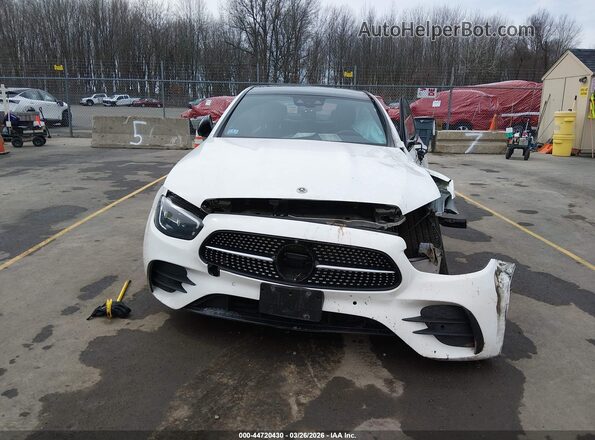 W1KZF8EB9MA980476 2021 MERCEDES-BENZ E-CLASS White ხელსაწყოთა პანელის ხედი