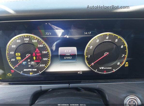 W1KZH8KBXLA805392 2020 MERCEDES-BENZ AMG E 63 Серебряный Вид задних сидений