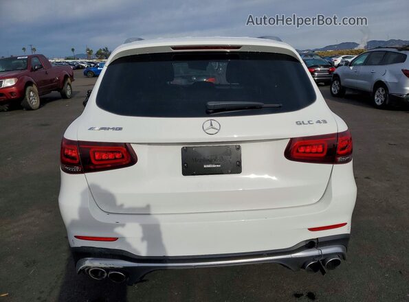 W1N0G6EBXMF950967 2021 MERCEDES-BENZ GLC-CLASS White Вид ззаду