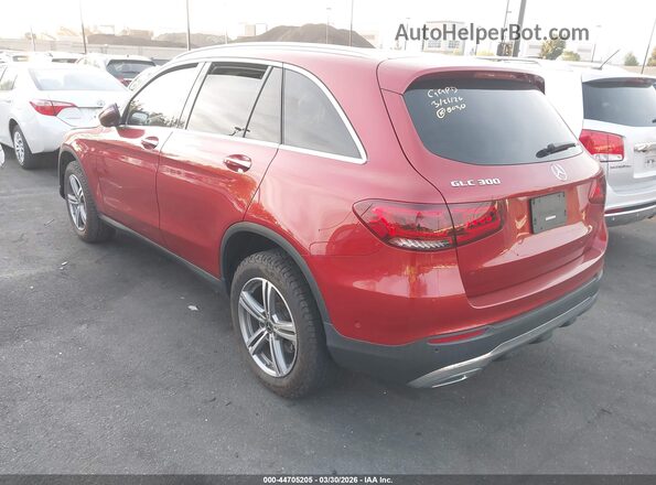 W1N0G8DB0MV296645 2021 MERCEDES-BENZ GLC 300 Red 