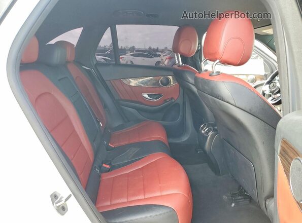 W1N0G8DB2MV318841 2021 MERCEDES-BENZ GLC-CLASS White Widok tylnych siedzeń