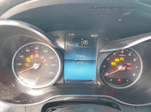 W1N0G8DB2MV318841 2021 MERCEDES-BENZ GLC-CLASS White Widok zestawu wskaźników