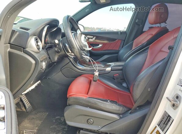 W1N0G8DB2MV318841 2021 MERCEDES-BENZ GLC-CLASS White Widok wnętrza z przodu