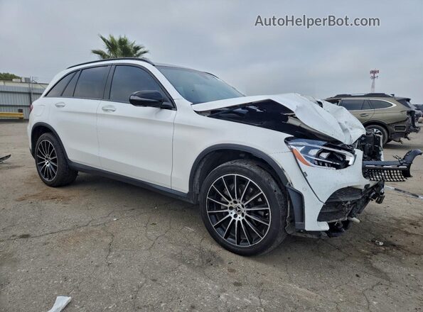 W1N0G8DB7MV317135 2021 MERCEDES-BENZ GLC-CLASS Белый Передняя правая четверть