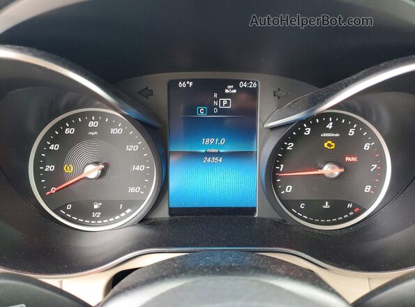 W1N0G8DB9MF967580 2021 MERCEDES-BENZ GLC-CLASS Blue Vista del cuadro de instrumentos