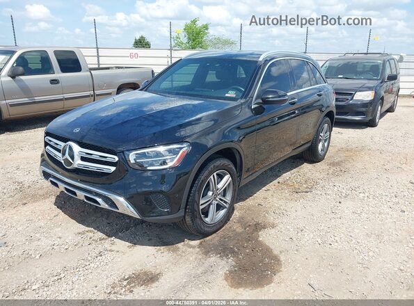 W1N0G8DBXMV271686 2021 MERCEDES-BENZ GLC 300 Black Առջևի ձախ երեք քառորդ տեսարան