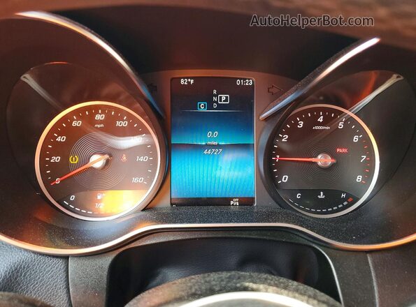 W1N0G8DBXMV284020 2021 MERCEDES-BENZ GLC-CLASS Gray Widok zestawu wskaźników
