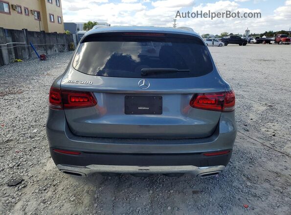 W1N0G8DBXMV284020 2021 MERCEDES-BENZ GLC-CLASS Gray Widok z tyłu