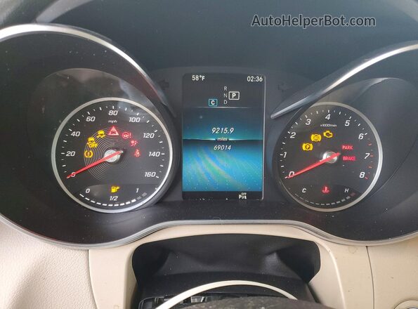 W1N0G8EB0MF881475 2021 MERCEDES-BENZ GLC-CLASS White Սարքավորումների վահանակի տեսք