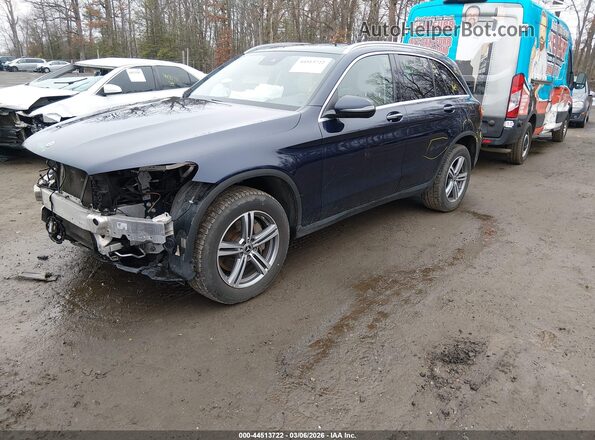 W1N0G8EB2NG071731 2022 MERCEDES-BENZ GLC 300 Blue წინა მარცხენა ხედი სამი მეოთხედიდან