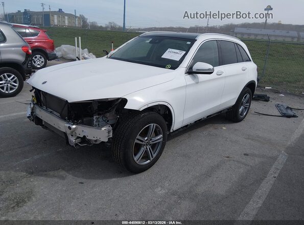 W1N0G8EB2NG079652 2022 MERCEDES-BENZ GLC 300 Белый Передняя левая четверть