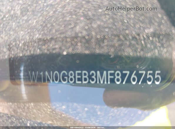 W1N0G8EB3MF876755 2021 MERCEDES-BENZ GLC 300 White 