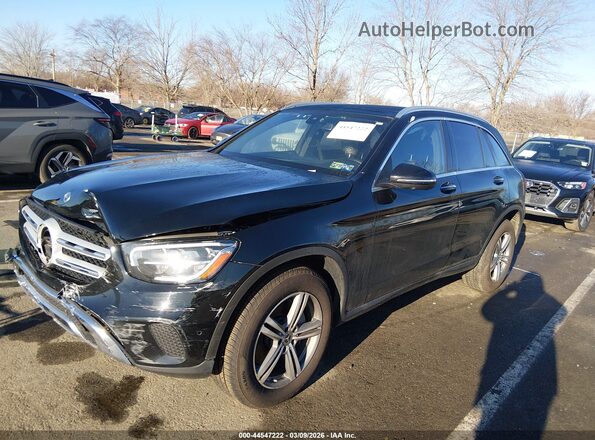 W1N0G8EB4MF884878 2021 MERCEDES-BENZ GLC 300 Black Առջևի ձախ երեք քառորդ տեսարան