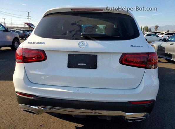 W1N0G8EB4MF916857 2021 MERCEDES-BENZ GLC-CLASS White Вид ззаду
