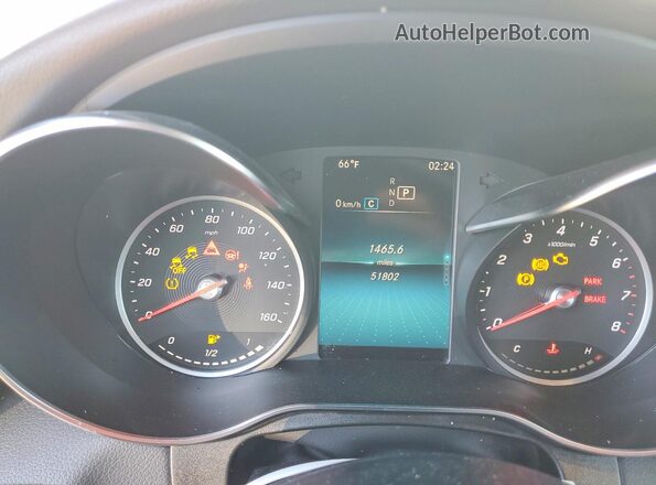 W1N0G8EB6LF759380 2020 MERCEDES-BENZ GLC-CLASS White Вид щитка приладів
