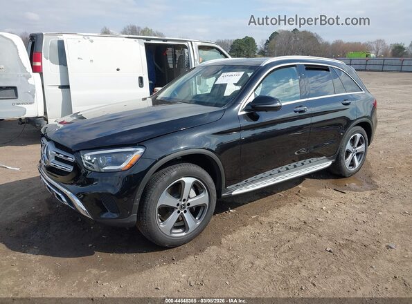 W1N0G8EB7LF761932 2020 MERCEDES-BENZ GLC 300 Black Առջևի ձախ երեք քառորդ տեսարան