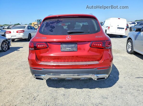 W1N0G8EB7MV286502 2021 MERCEDES-BENZ GLC-CLASS Red Rear view