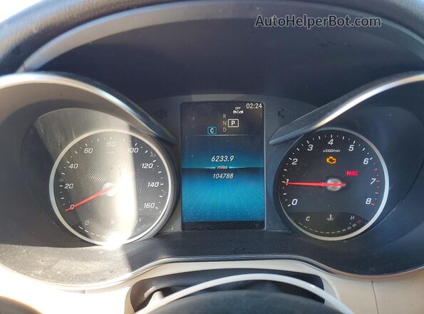 W1N0G8EB7MV286502 2021 MERCEDES-BENZ GLC-CLASS Red Instrument cluster view