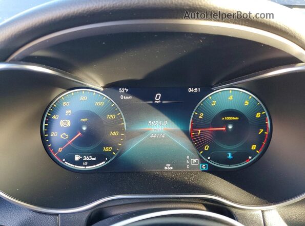 W1N0G8EB8MF888089 2021 MERCEDES-BENZ GLC-CLASS Black ხელსაწყოთა პანელის ხედი