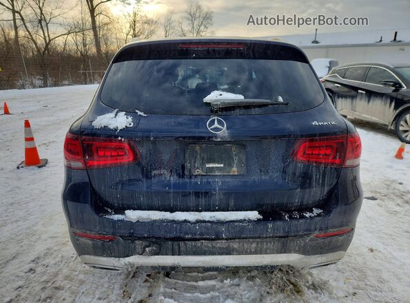W1N0G8EB9MF913453 2021 MERCEDES-BENZ GLC-CLASS Blue Widok z tyłu